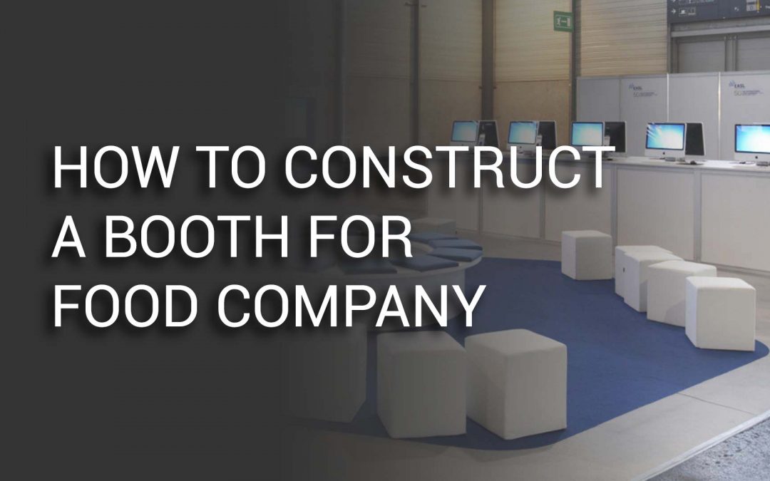 Create a booth for food company