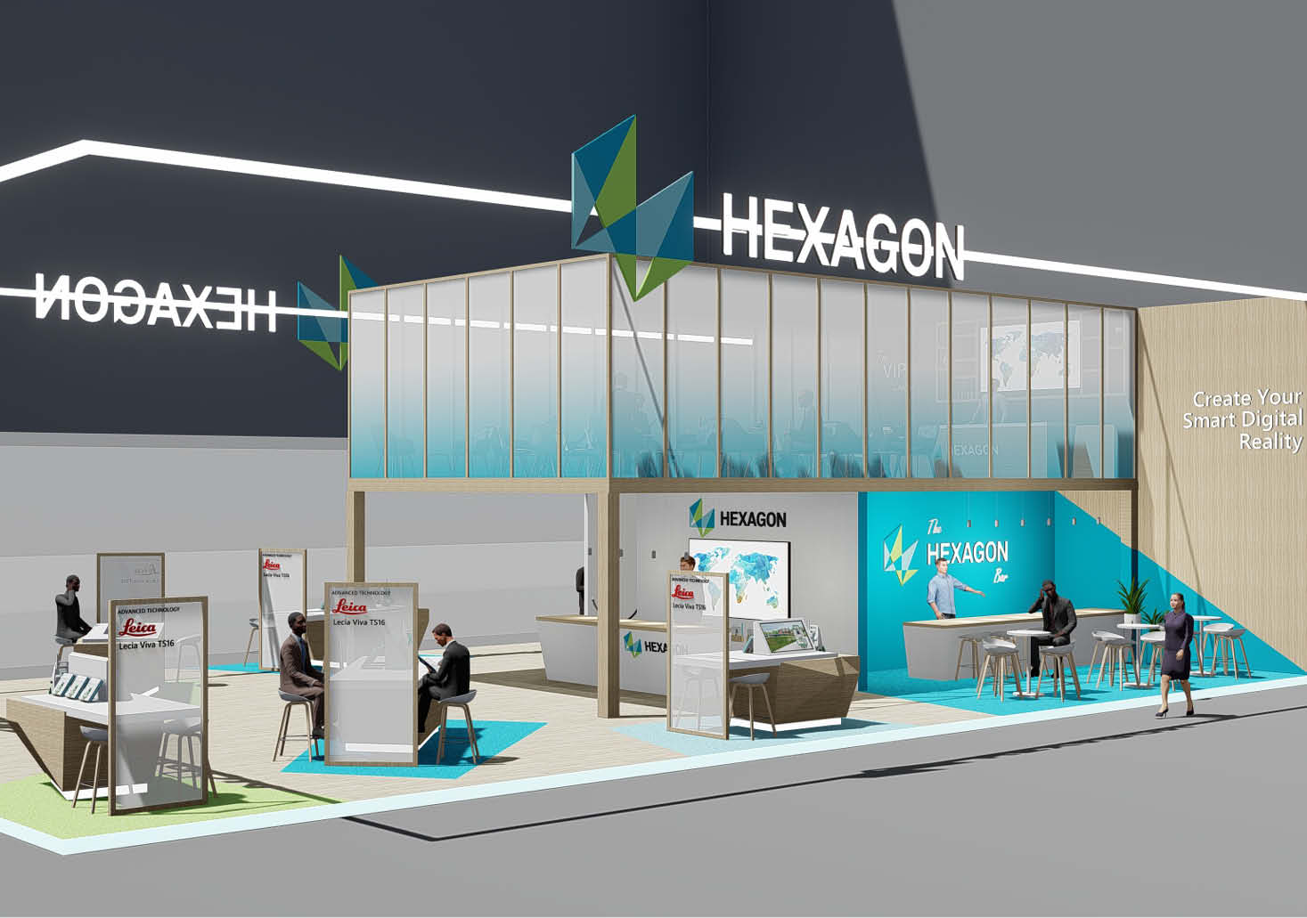 Hexagon-booth-exhibition-tradeshow-design