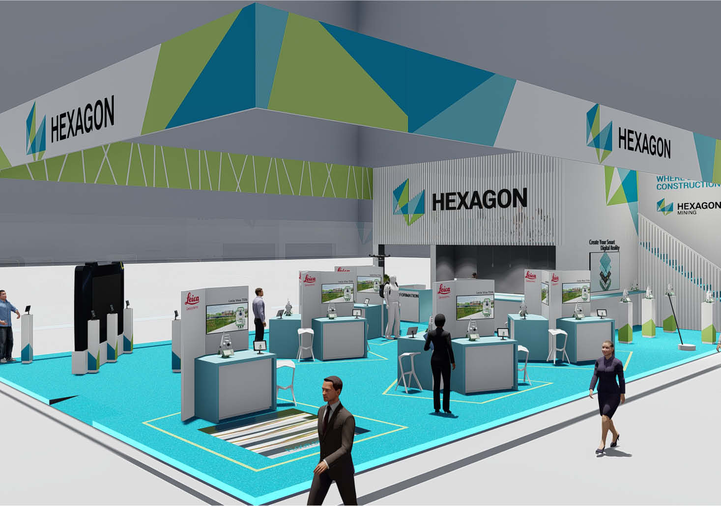 Hexagon-exhibition-tradeshow-design